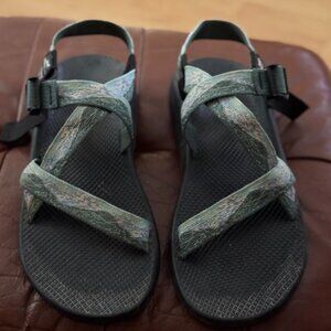 Chaco X National Park Foundation Sandals, Size Men 13, Blue Mountains